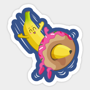 The banana game Sticker